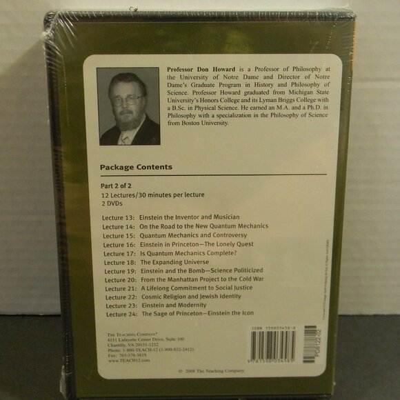 The Great Courses: Chaos- Science & Math 4 DVD & Guidebook Albert Einstein NEW - Picture 2 of 4